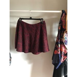 F21 lace skater skirt